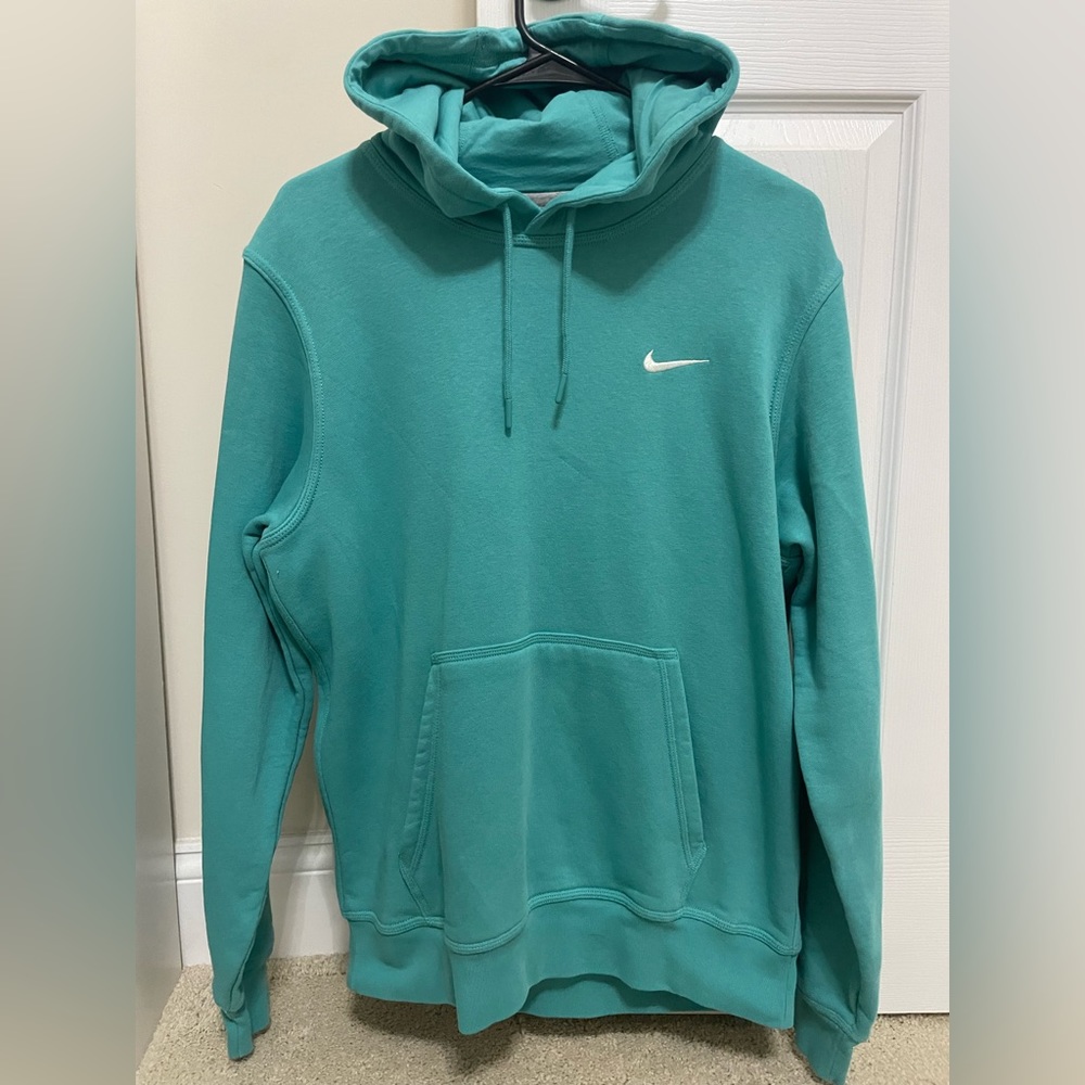 M Teal Nike Sportswear Club Hoodie NWOT